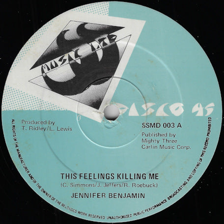 洋楽 This Feelings Killing Me/Jennifer Benjam This Feelings Killing Me / Killing Me – Lion Vibes
