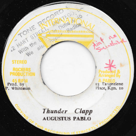 Thunder Clapp / Lightning Flash