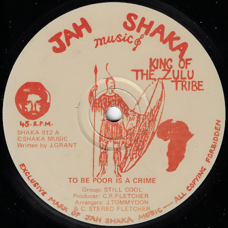 To Be Poor Is A Crime / My God