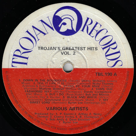 Trojans Greatest Hits Vol 2