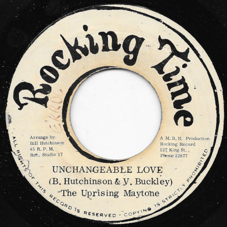 Unchangeable Love / King St Special