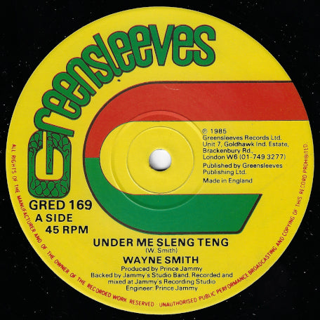 Under Me Sleng Teng / Ver / Dance Gate / Ver