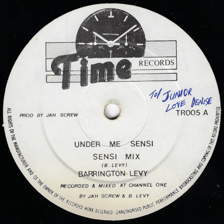 Under Mi Sensi / Sensi Mix / Under Mi Dub