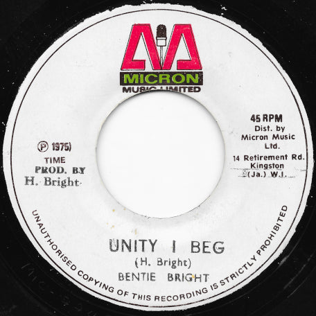 Unity I Beg / Unity Ver