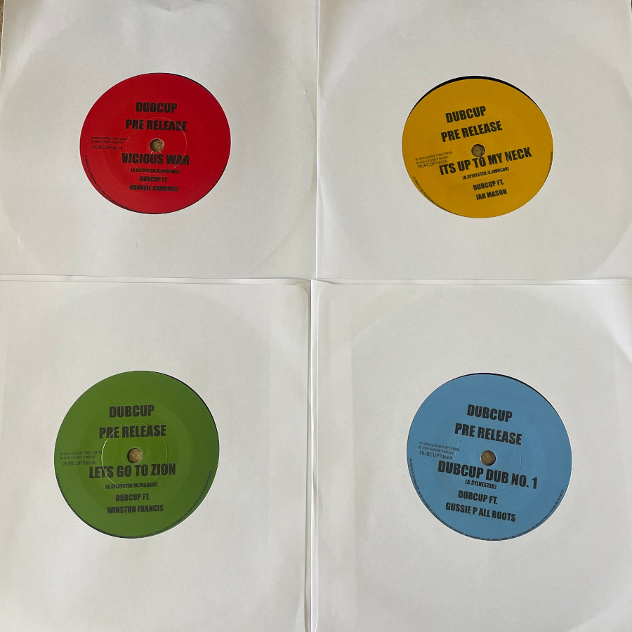 SIP A CUP BAG SET Vicious War / It's Up To My Neck / Let's Go To Zion / Dubcup Dub No 1