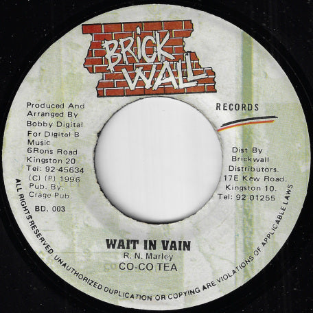 Wait In Vain / Ver