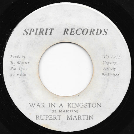 War In A Kingston / War In A Dub