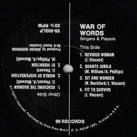 War Of Words