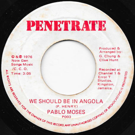 We Should Be In Angola / Jamgola