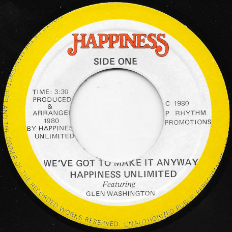 We've Got To Make It Anyway / Ver