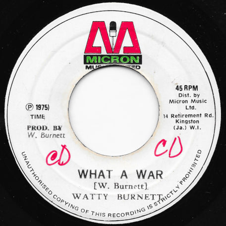 What A War / War Dub