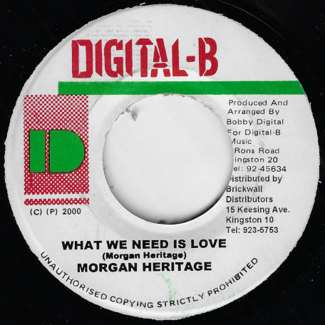 What We Need Is Love / Ver