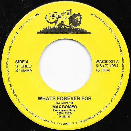 What's Forever For / You Girl