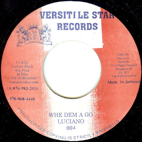 Whe Dem A Go / Rhydim