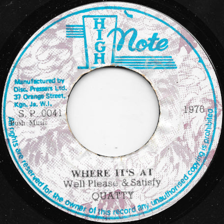 Where Its At / Chat Ver