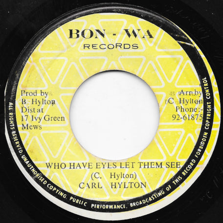 Who Have Eyes Let Them See / Ver