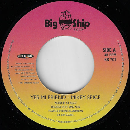 Yes Mi Friend / Dub