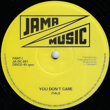 You Dont Care / Dont Bother Me