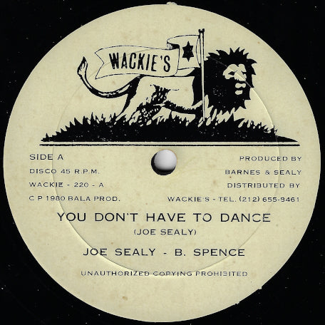You Don't Have To Dance / Dance Dub