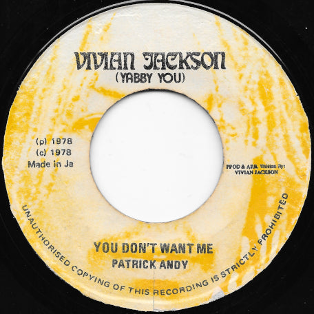You Don't Want Me / Ver