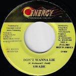 Don't Wanna Lie / Minstrel Ver - Swade
