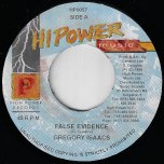 False Evidence / Rocking Time Ver - Gregory Isaacs