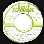 I Dont Want To Be Outside / Dub Inside - Horace Andy / The Sunshot Band