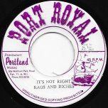 It's Not Right / Ver - Rags And Riches / J Lee All Stars