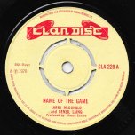 Name Of The Game / Holly Ver - Larry McDonald And Denzil Laing / The Fabulous Flames