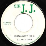 Instalment No 3 / Number One Ver - JJ All Stars / Tony Binns