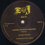 Sharing The Night Together / I Wont Take You Back - Delroy Wilson