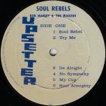 Soul Rebels - Bob Marley And The Wailers