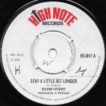 Stay A Little Bit Longer / Ver II - Delano Stewart
