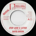 Stop Look And Listen / Listen And Learn Dub - David Jahson / Sly And Robbie