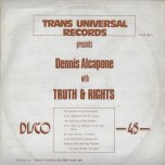 Truth And Rights / Time - Dennis Alcapone And The Star-Keys / Gene Rondo