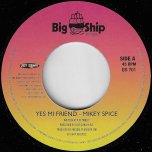 Yes Mi Friend / Dub - Mikey Spice
