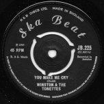 You Make Me Cry / Invisible Ska - Delano Stewart And The Tonettes / The Checkmates